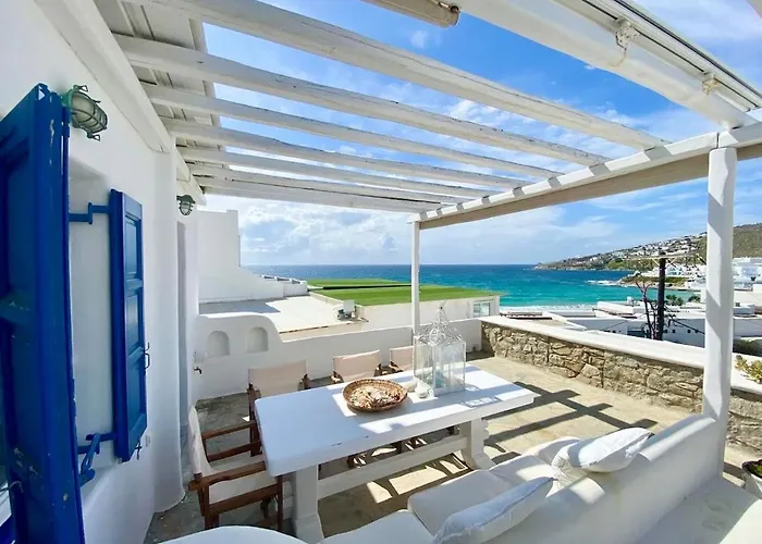 Sea View Veranda House At Platis Gialos